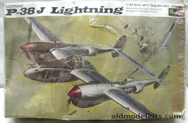 Revell 1/32 Lockheed P-38J Lightning - Major Richard Bong's Aircraft, H280 plastic model kit